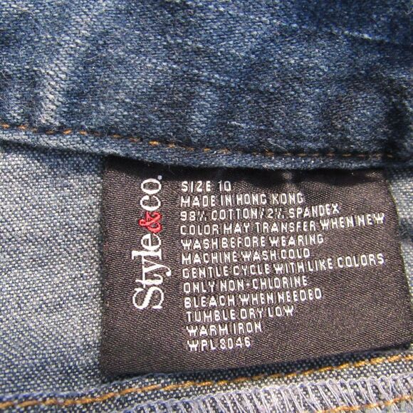 Style & Co. Bootcut Jeans Women's Size 10 Medium Wash Blue - Picture 3 of 8